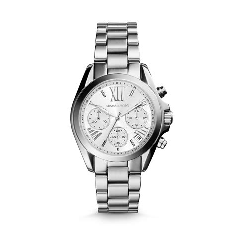 michael kors women's mini bradshaw silver tone watch mk6174|Michael Kors bradshaw.